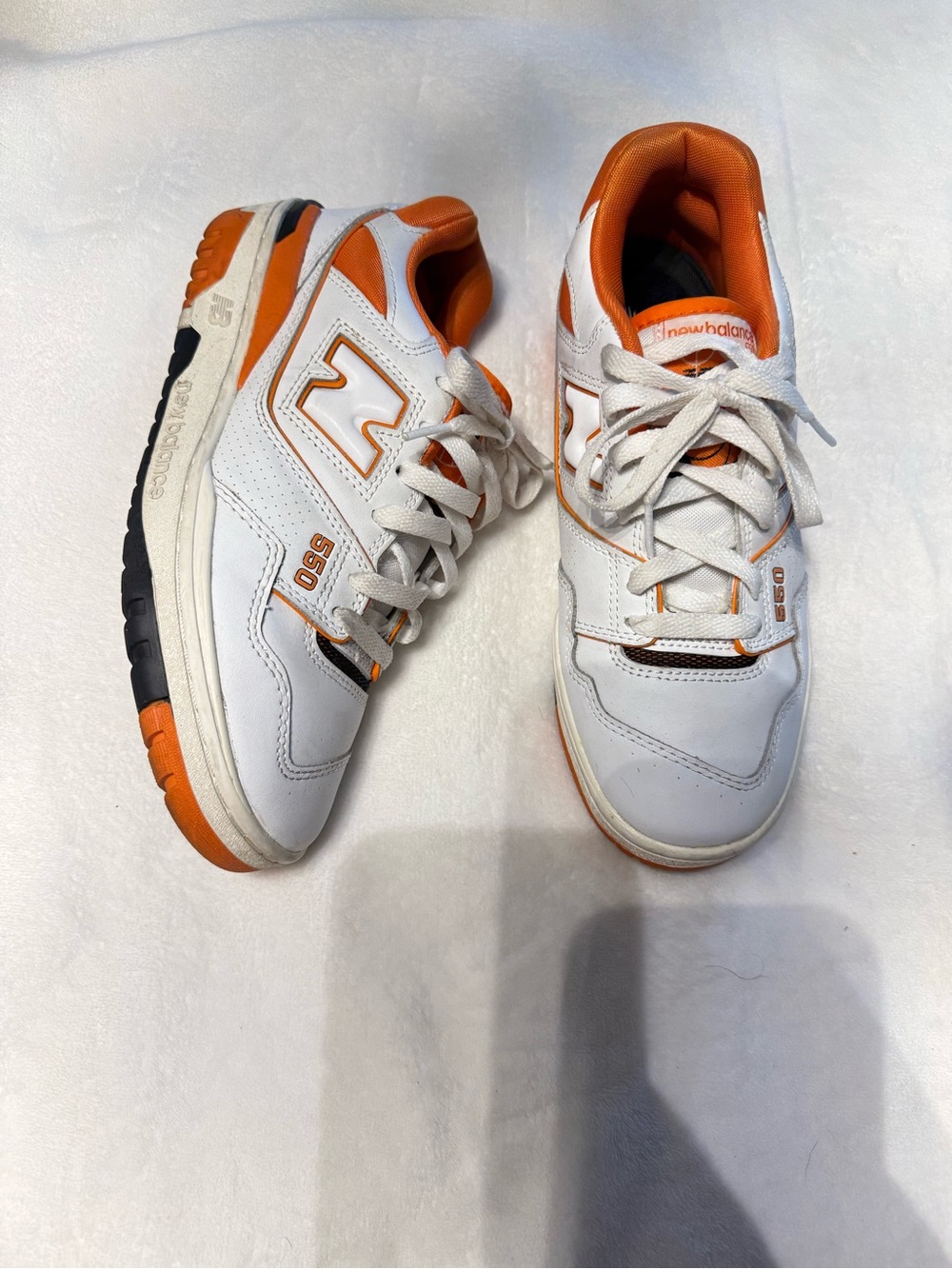New Balance 550 White Orange & Black